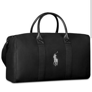 Leather bottom Ralph Lauren duffle- brand new